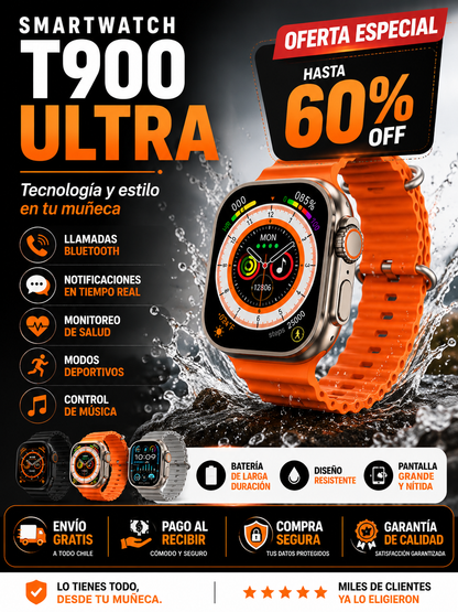 Reloj Inteligente Smartwatch T900 Ultra
