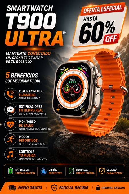 Reloj Inteligente Smartwatch T900 Ultra