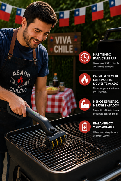 Cepillo para limpiar tu parrilla