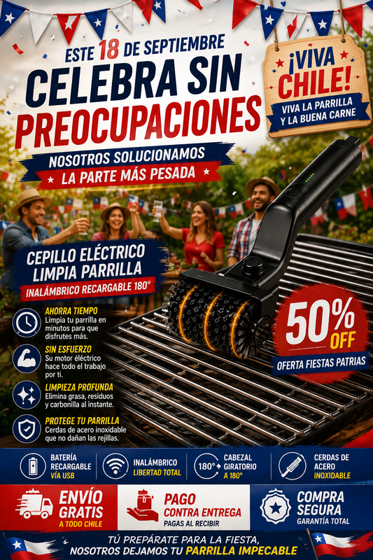 Cepillo para limpiar tu parrilla